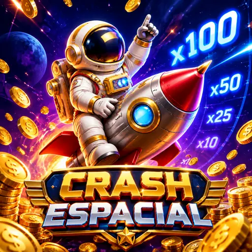 Crash game clássico com gráfico multiplicador
